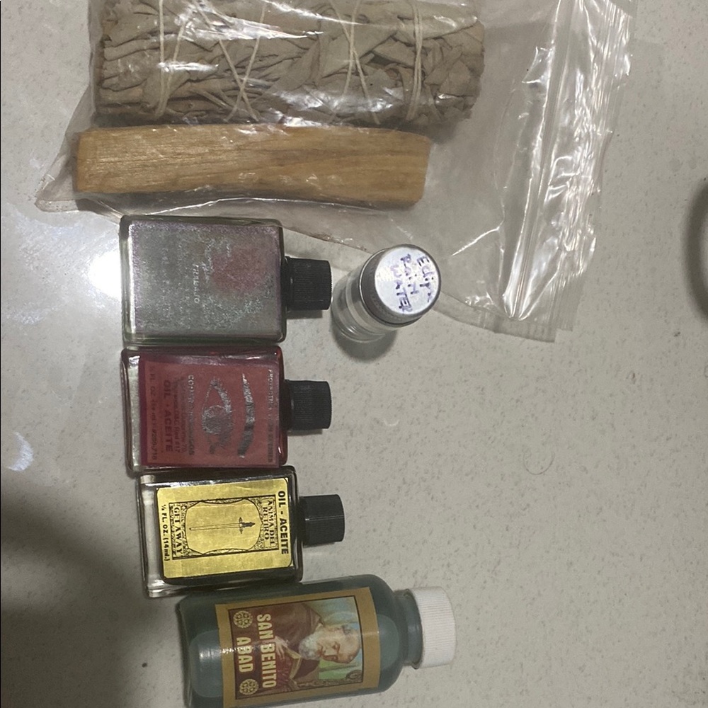 Spiritual Cleansing Kit with Oils and Sage